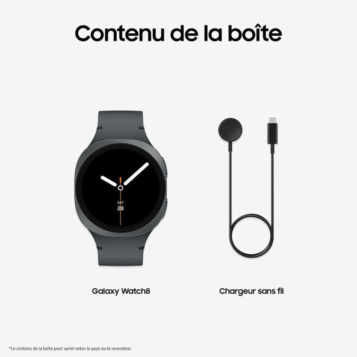 Smartwatch Samsung Watch8 Negro Grafito 1,3" 40 mm