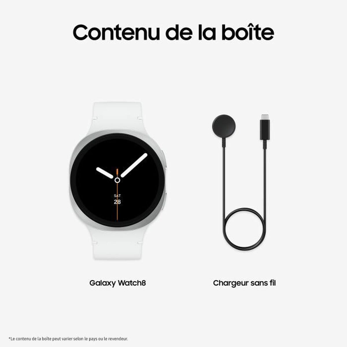 Smartwatch Samsung Watch8 Blanco Plateado 1,5" Ø 44 mm