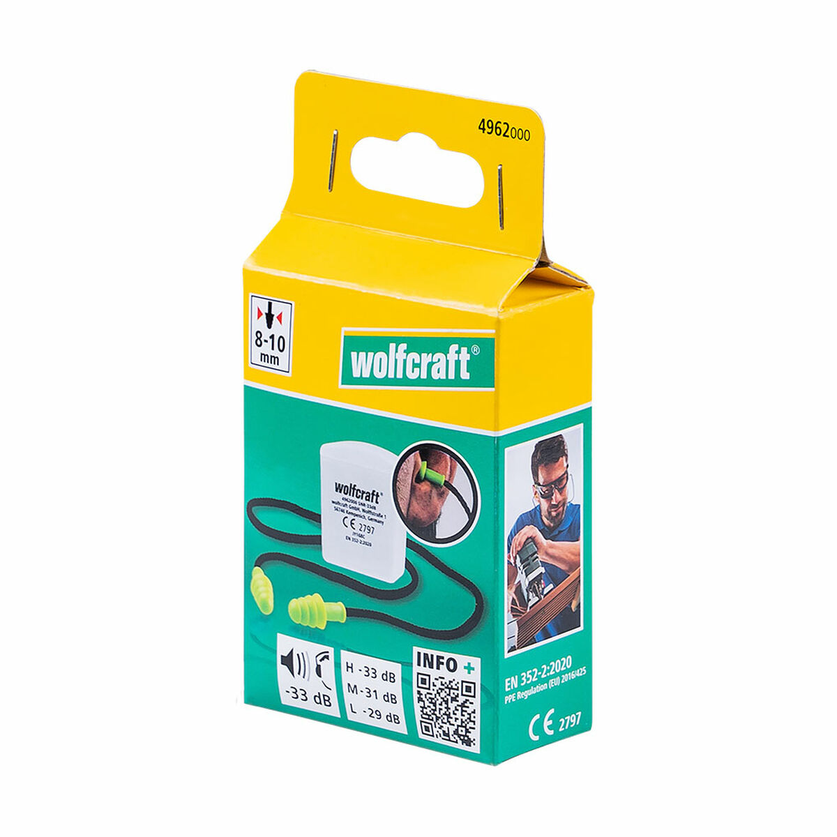 Tapones para los Oídos Wolfcraft 4962000