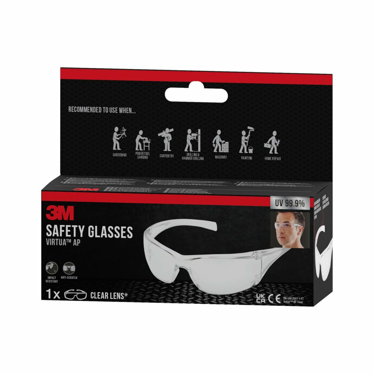 Gafas de Protección 3M Incoloro Plástico