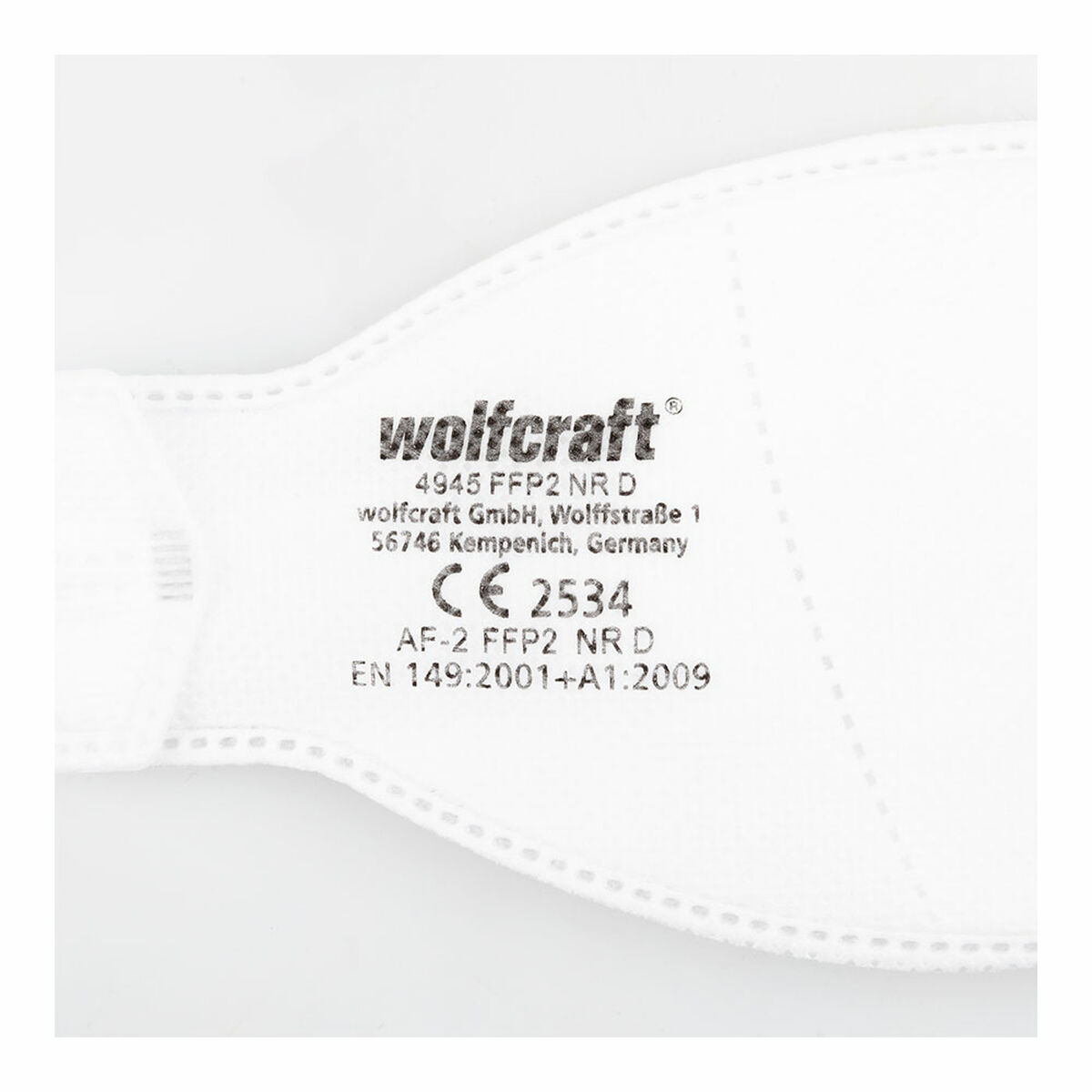 Mascarilla Wolfcraft 4945000 FFP2 2 Piezas
