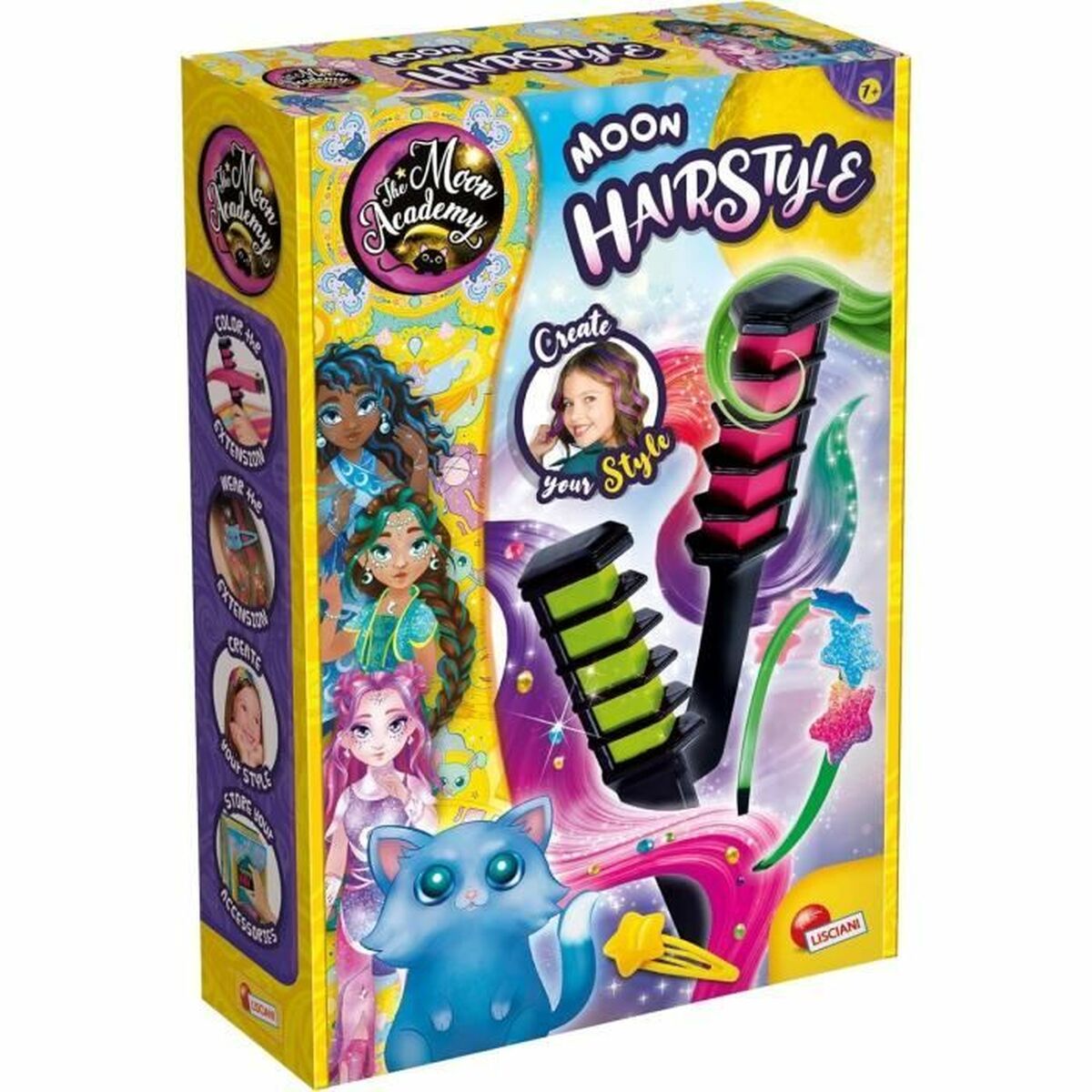 Set de Peluquería Infantil Lisciani Giochi The Moon Academy Moon Hairstyle