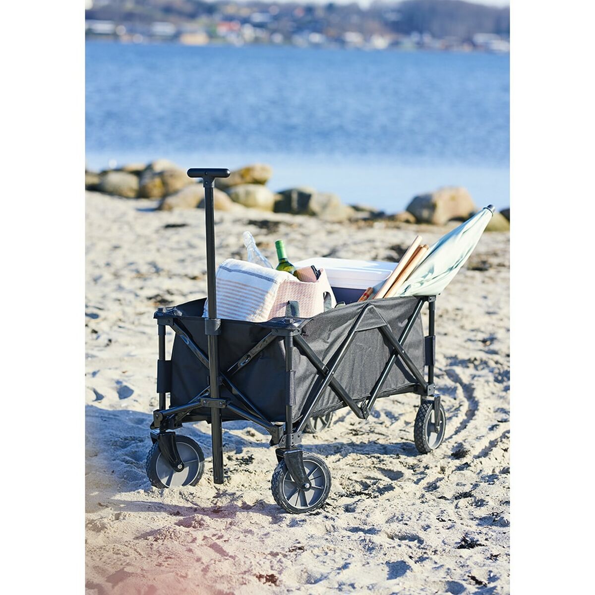 Carro Multiusos Outfit Rojo Gris 79 X 107 X 54 CM Metal