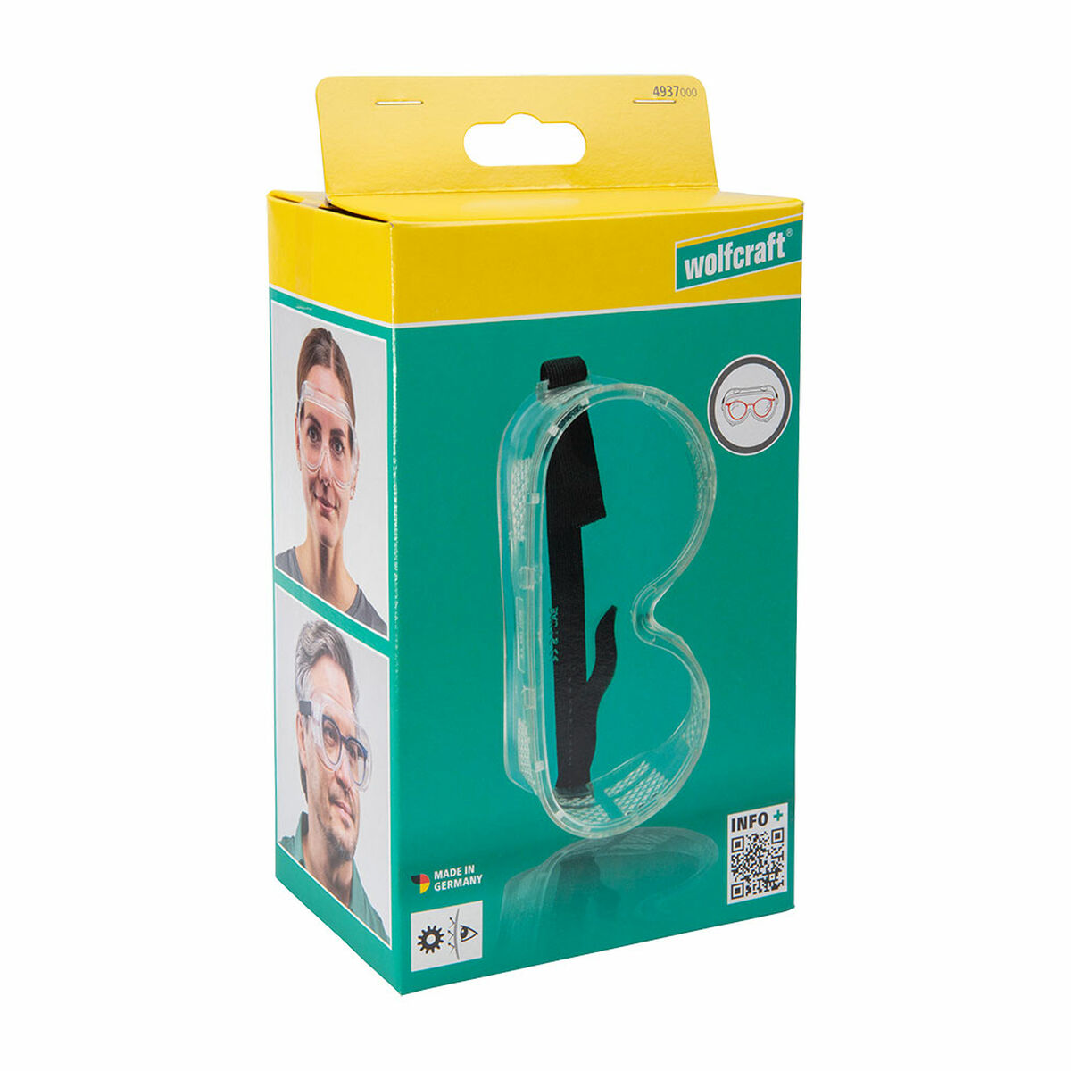 Gafas de Protección Wolfcraft 4937000  Plástico Transparente