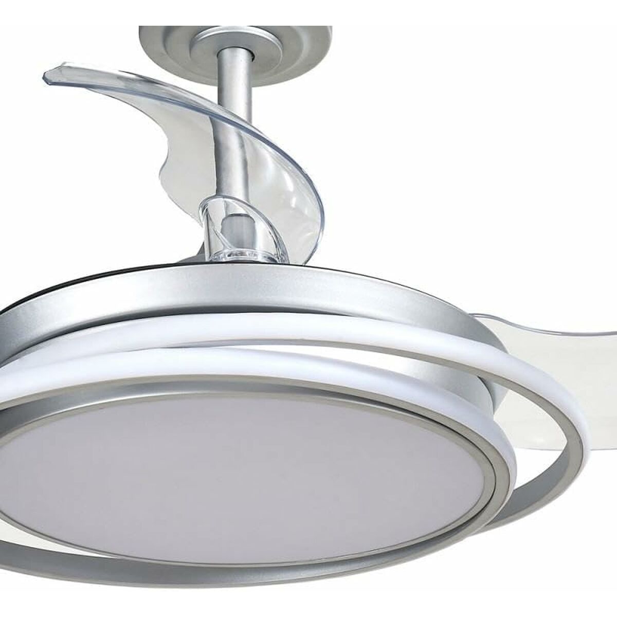 Ventilador de Techo CristalRecord Plateado 40 W Ø 40 cm