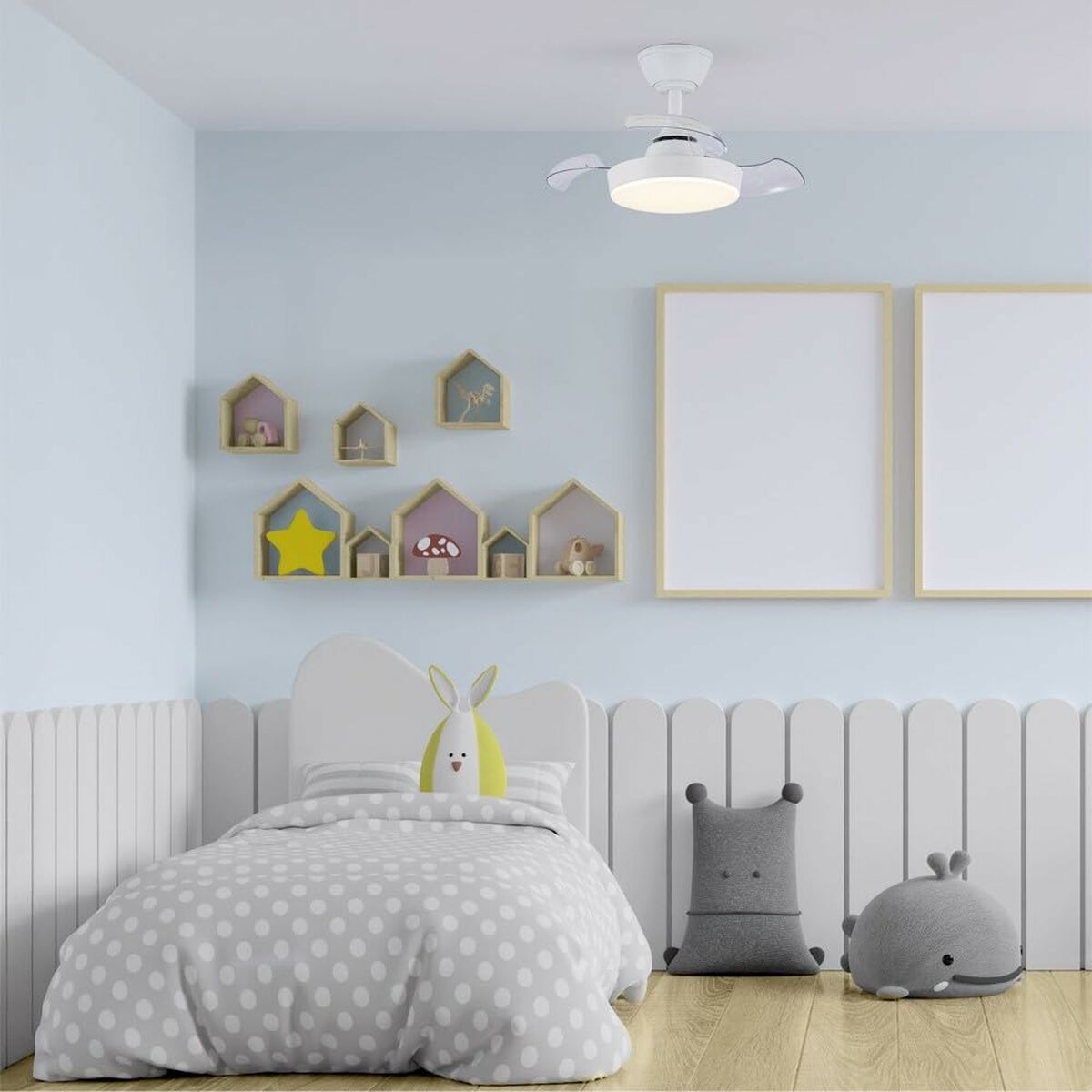 Ventilador de Techo CristalRecord Blanco Ø 55 cm