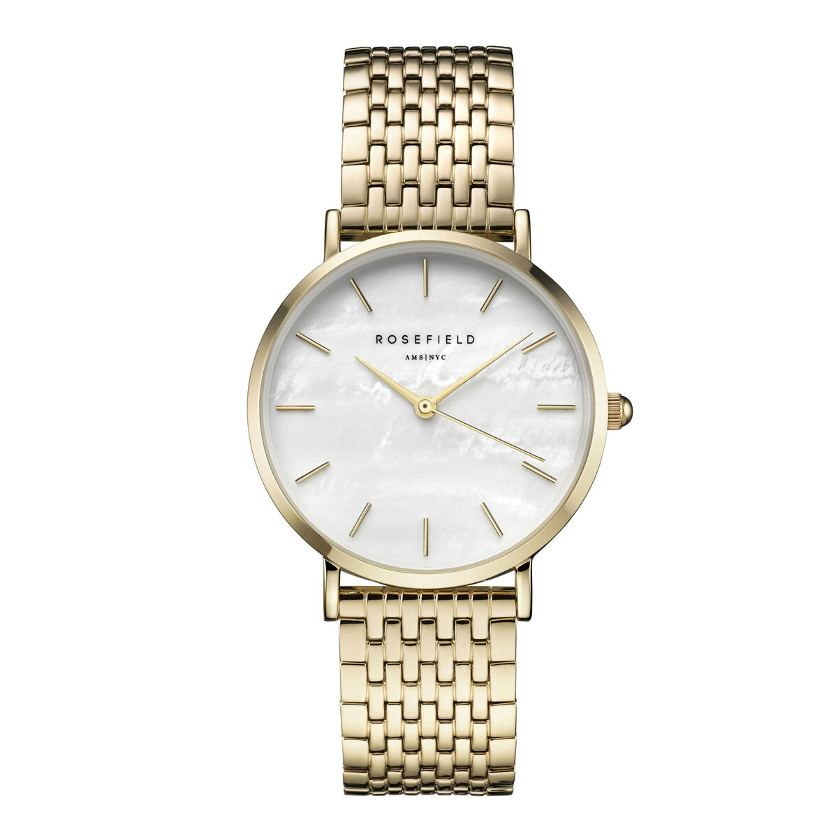 Reloj Mujer Rosefield UEWG-U21 Blanco Oro