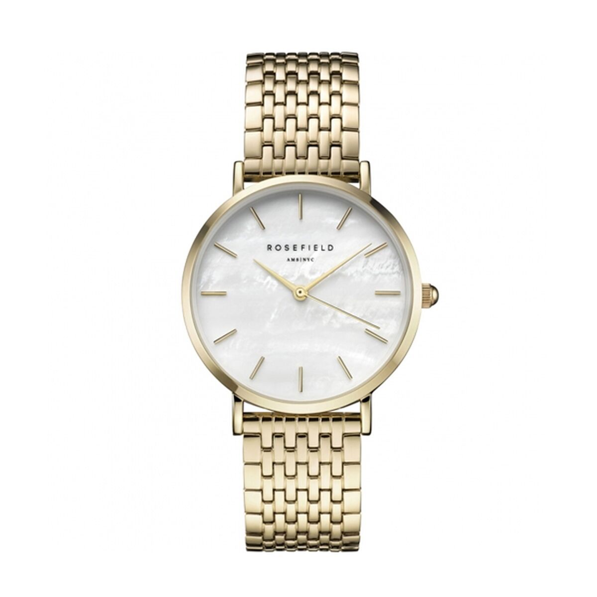 Reloj Mujer Rosefield UEWG-U21 Blanco Oro