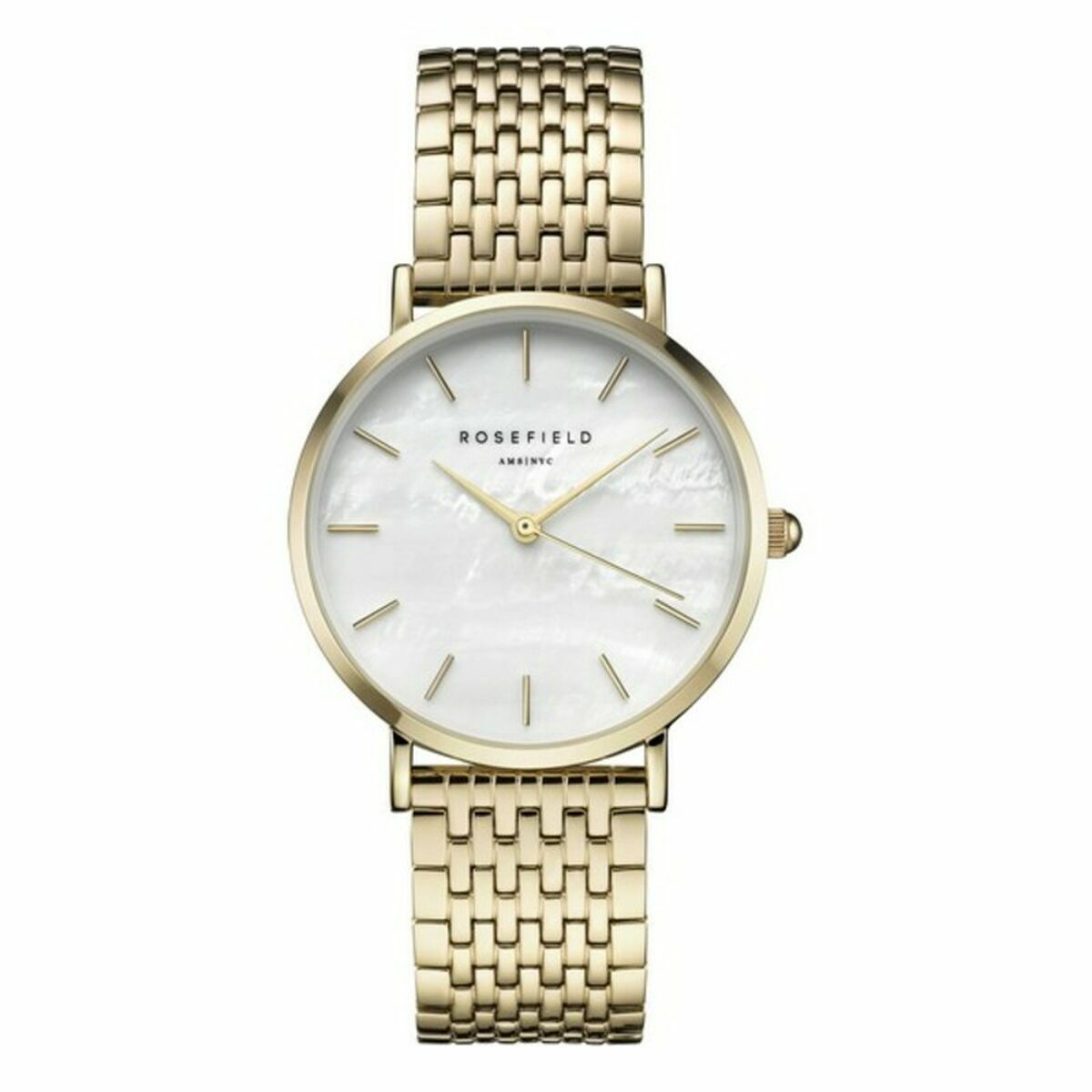 Reloj Mujer Rosefield UEWG-U21 Blanco Oro