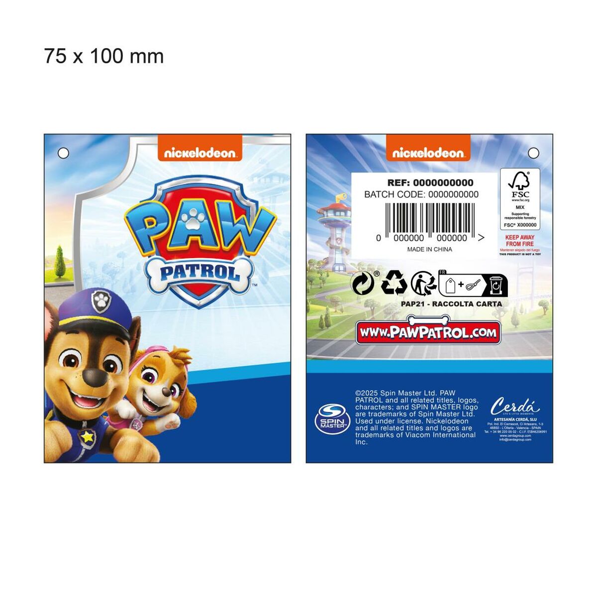 Conjunto de Ropa The Paw Patrol Azul
