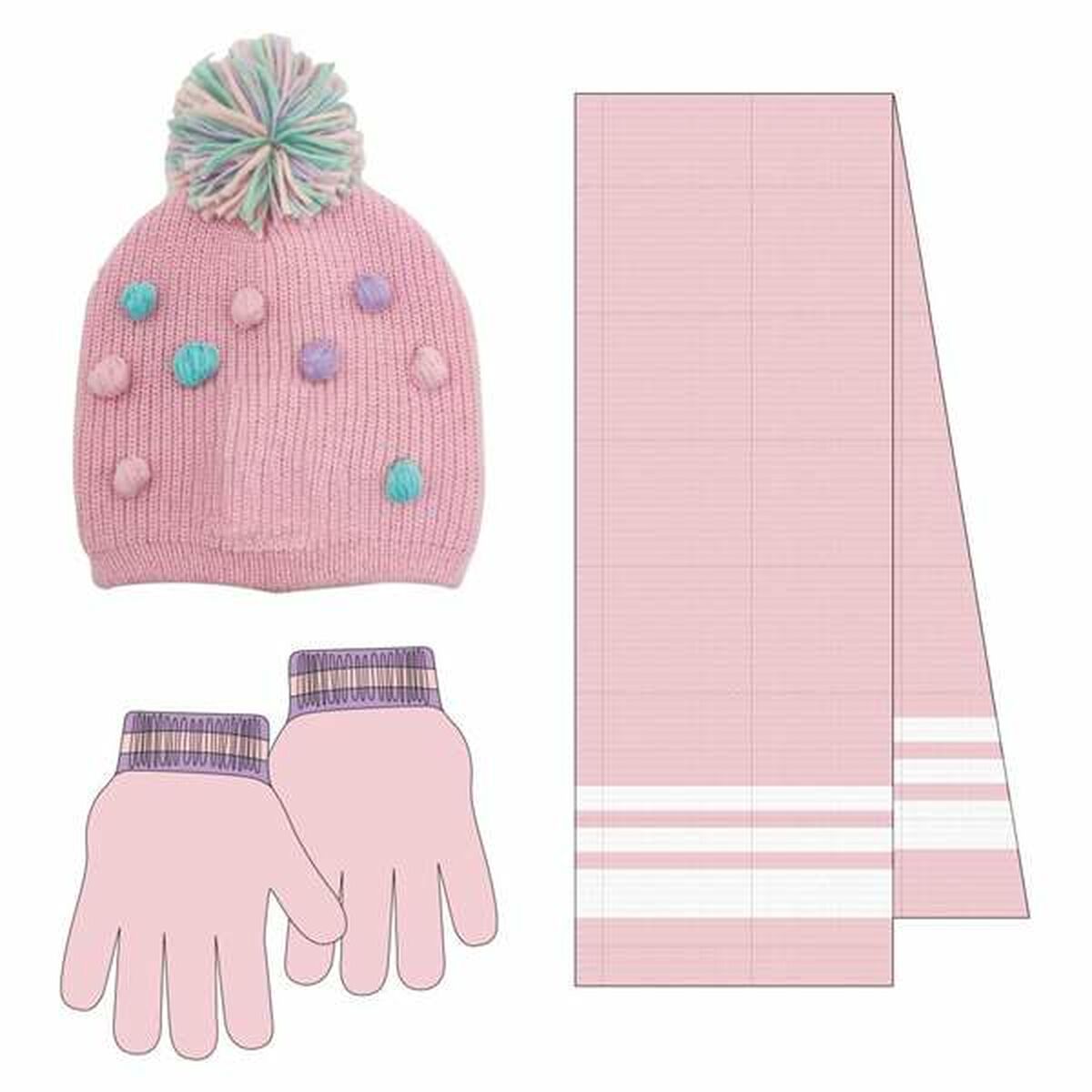 Gorro y Guantes Peppa Pig Rosa