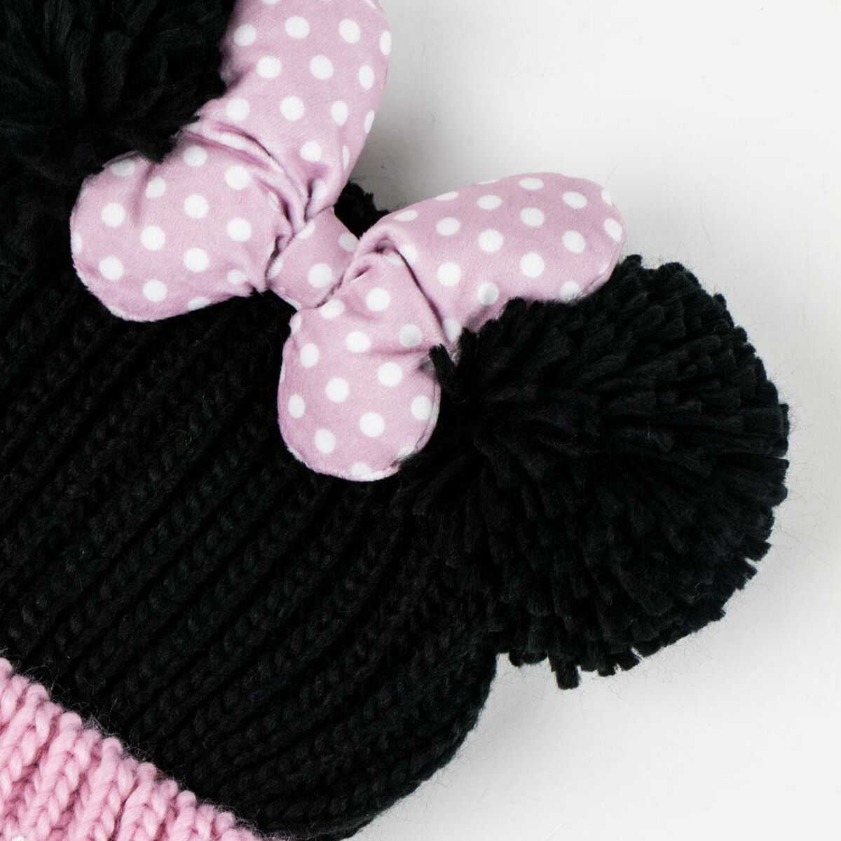 Gorro y Guantes Minnie Mouse Rosa