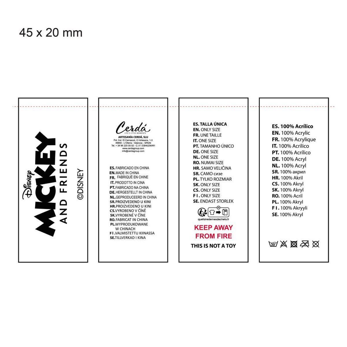 Gorro y Guantes Minnie Mouse Rosa