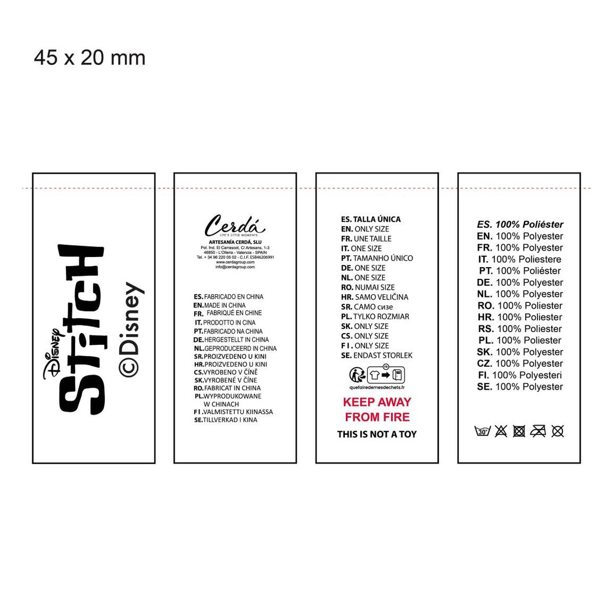 Gorra Infantil Stitch Azul