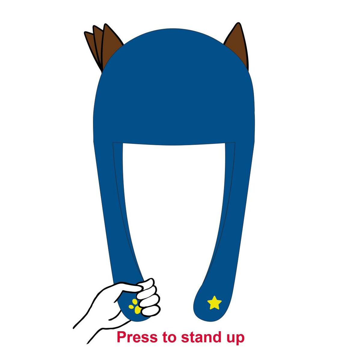 Gorra Infantil The Paw Patrol Marrón