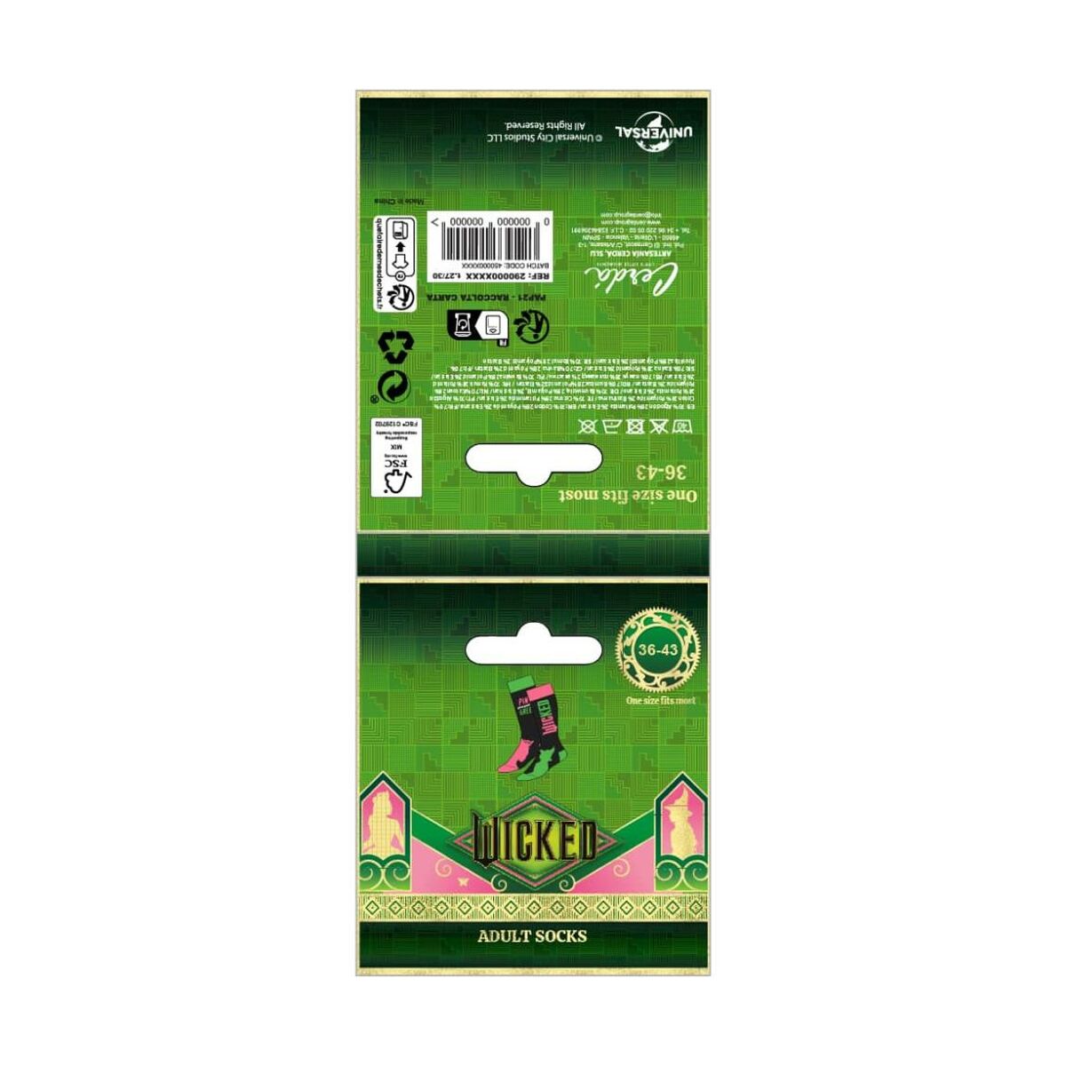 Calcetines Wicked black