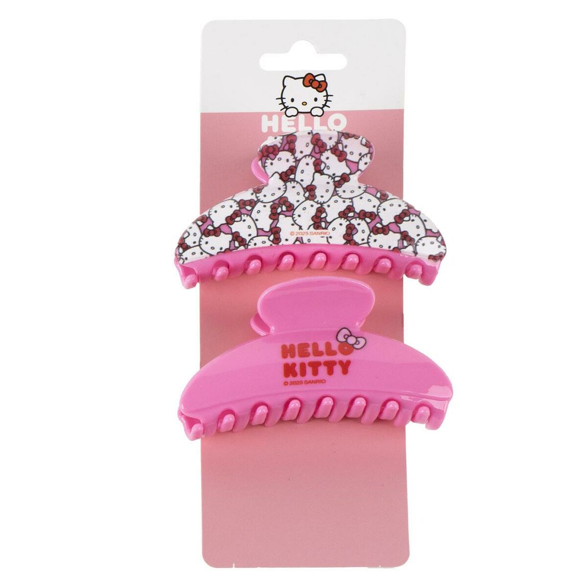 Clips para Pelo Hello Kitty Rosa