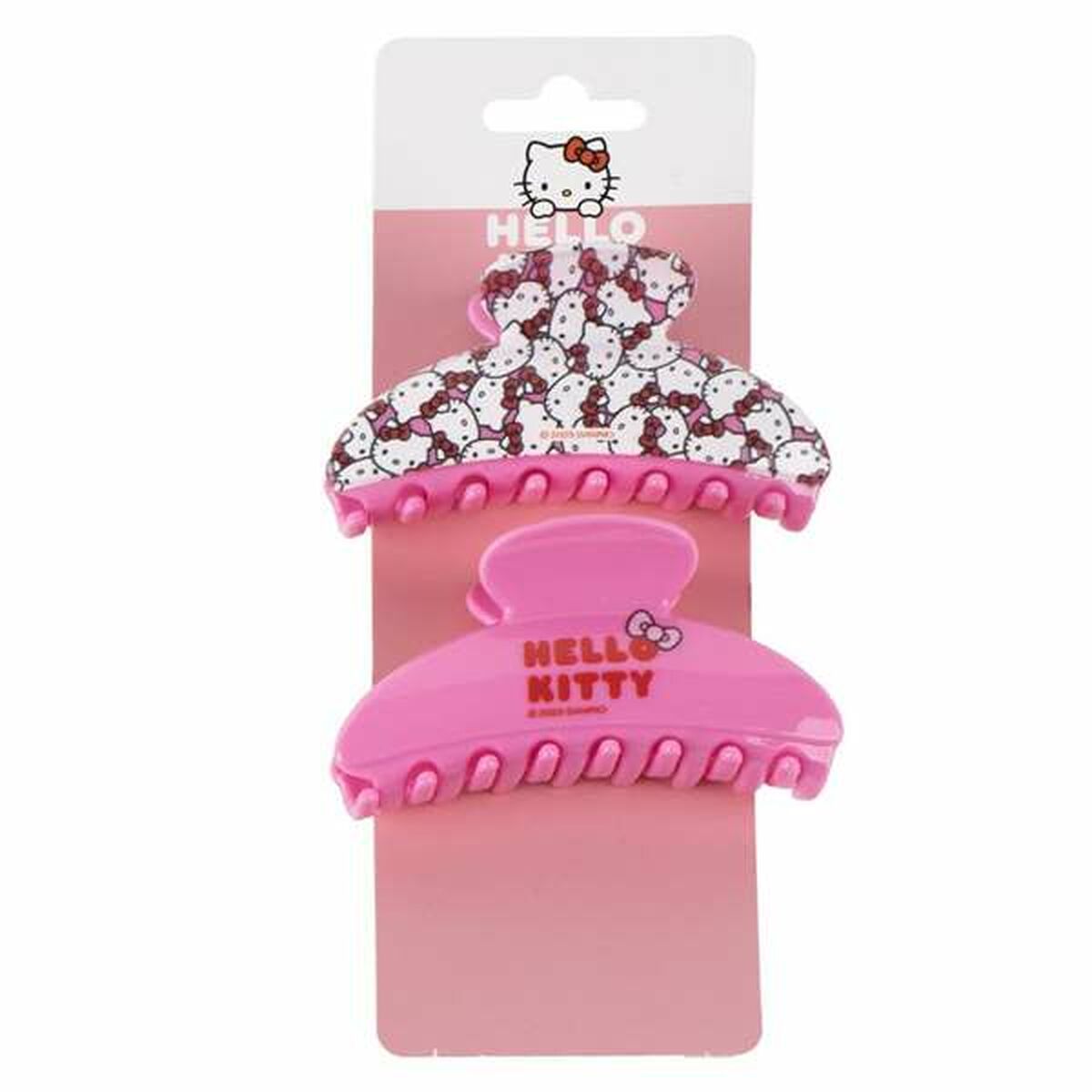 Clips para Pelo Hello Kitty Rosa