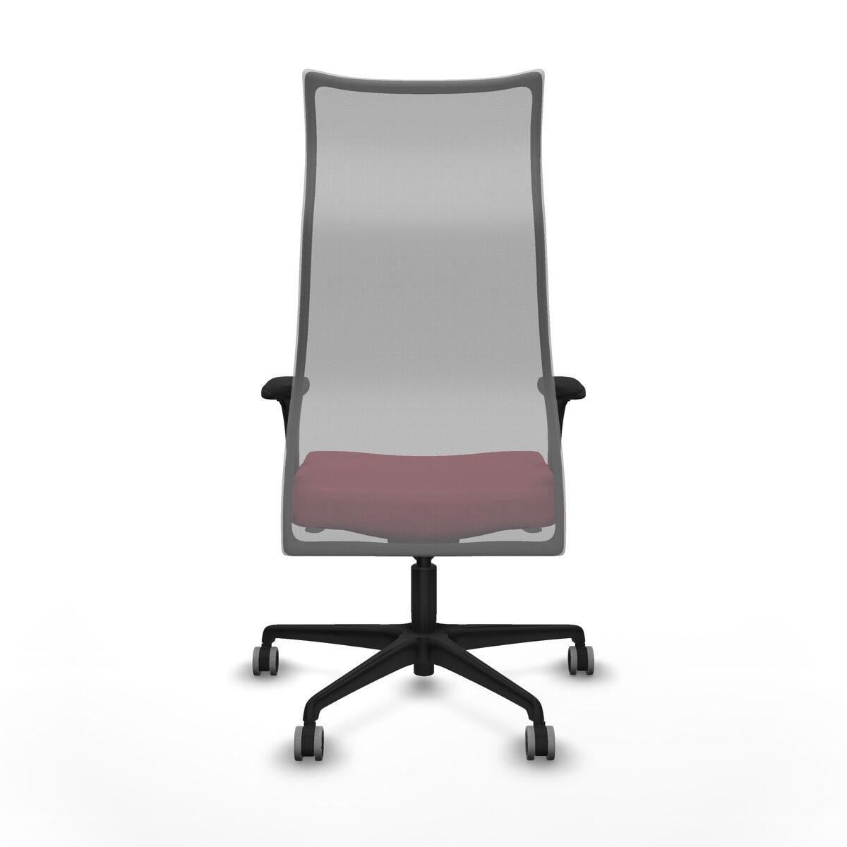 Silla de Oficina Albacete Piqueras y Crespo B1C036G Granate