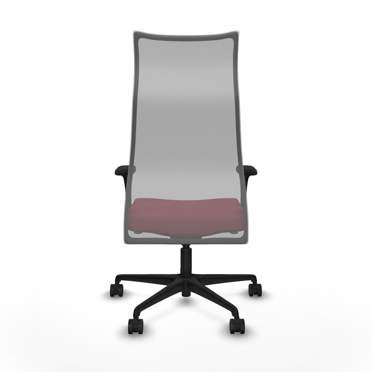 Silla de Oficina Albacete Piqueras y Crespo B1C036N Granate