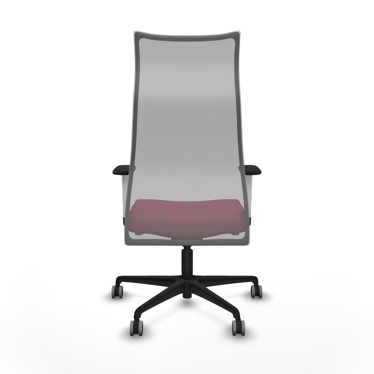 Silla de Oficina Albacete Piqueras y Crespo B1B036G Granate