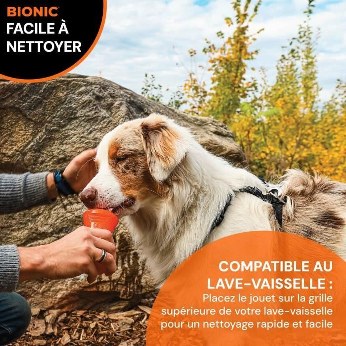 Juguete para perros Bionic Urban stick Naranja 12 cm M Hueso