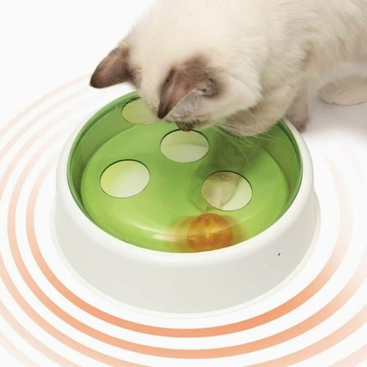 Juguete para gatos Catit Senses 2.0 Ball Dome Verde 24 x 24 x 8 cm