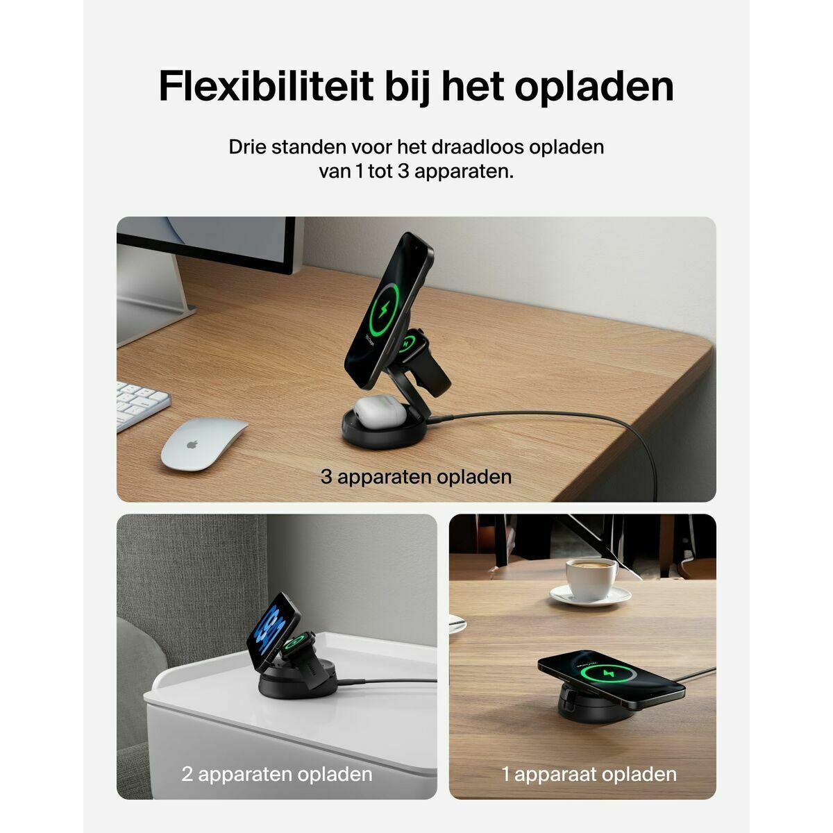 Cargador Inalámbrico Belkin WIZ034KQBK Negro