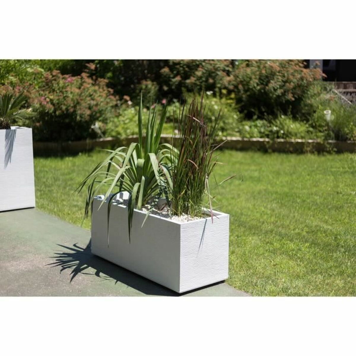 Jardinera EDA EDA Graphit Blanco Polipropileno Plástico 99,5 x 39 x 43 cm