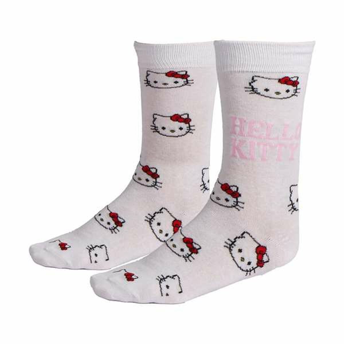 Calcetines Hello Kitty Blanco 36-43