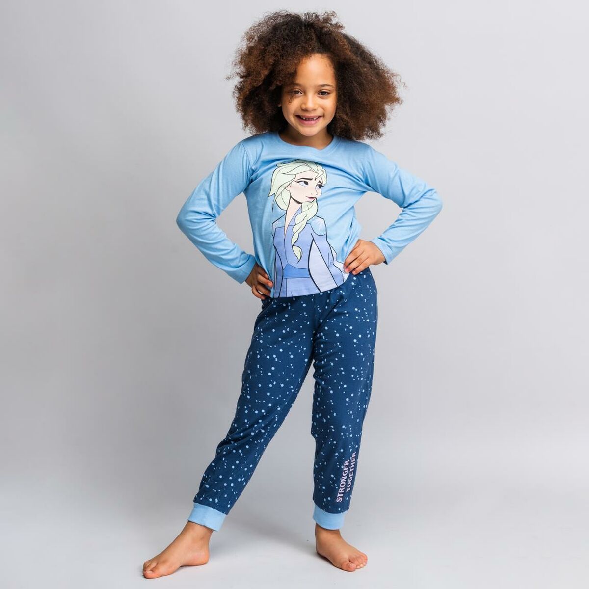 Pijama Infantil Frozen Azul claro 3 Años