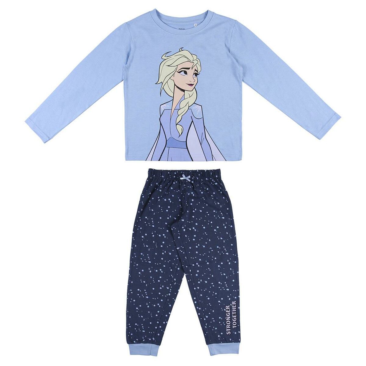 Pijama Infantil Frozen Azul claro 3 Años