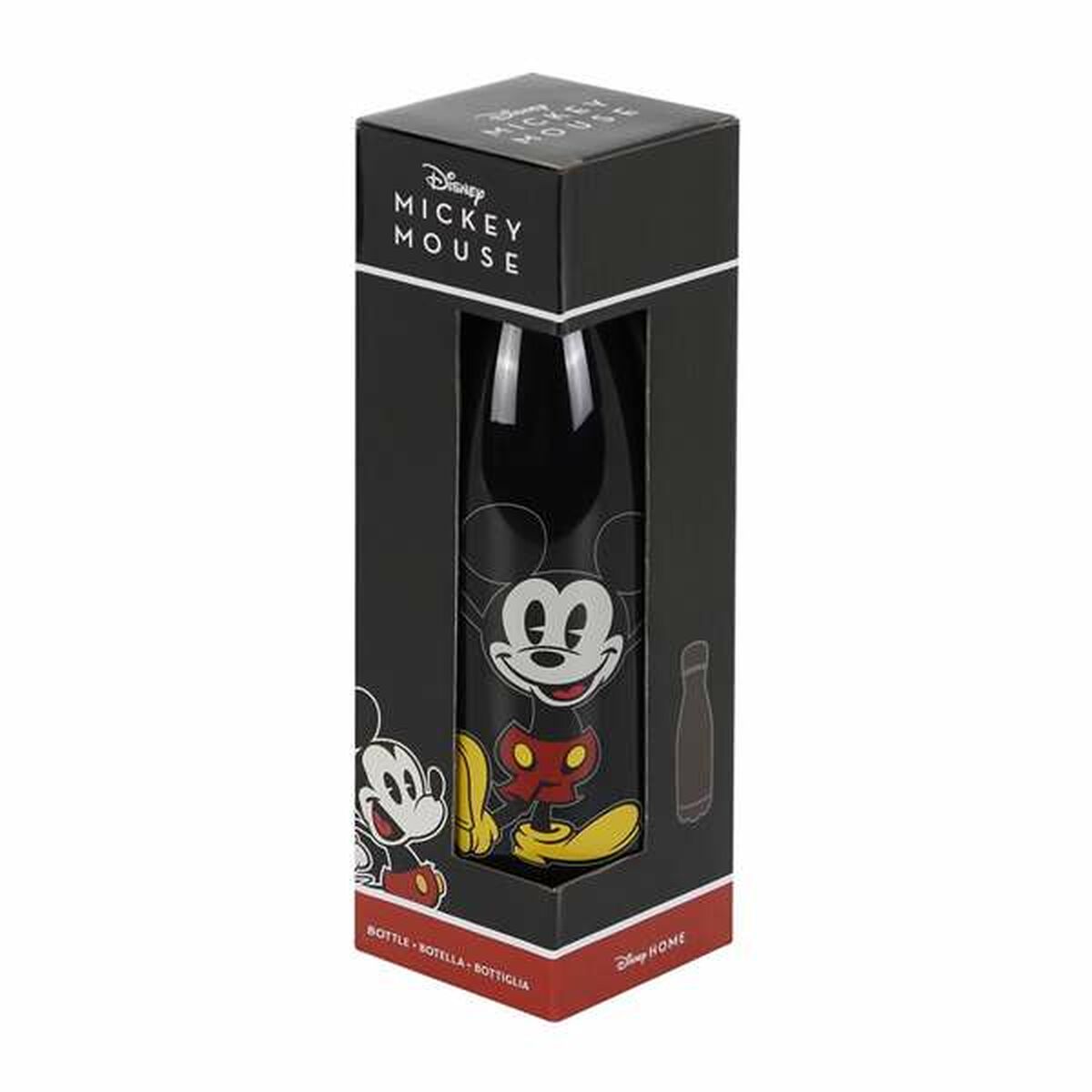 Botella Mickey Mouse Tritan  Negro 700 ml