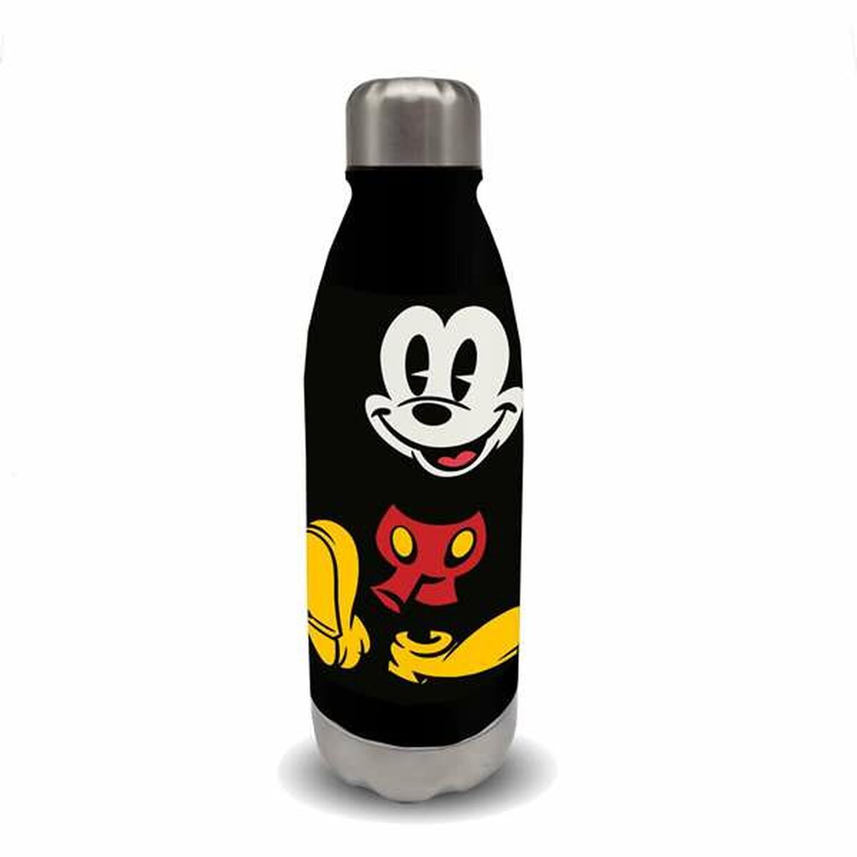 Botella Mickey Mouse Tritan  Negro 700 ml