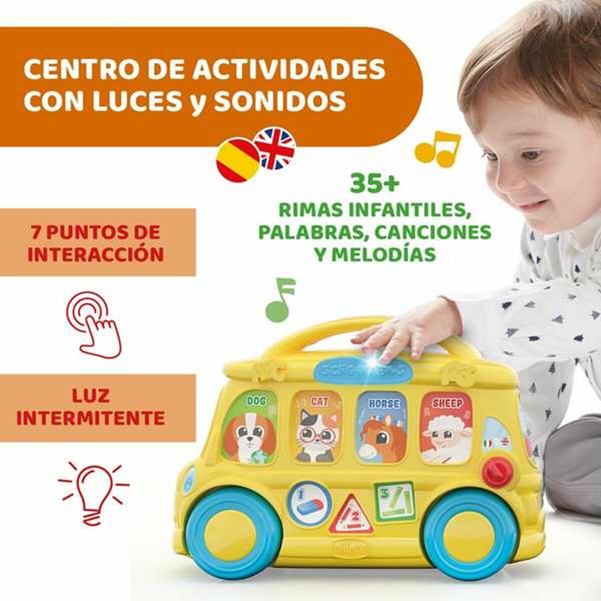 Juguete educativo Chicco Autobús