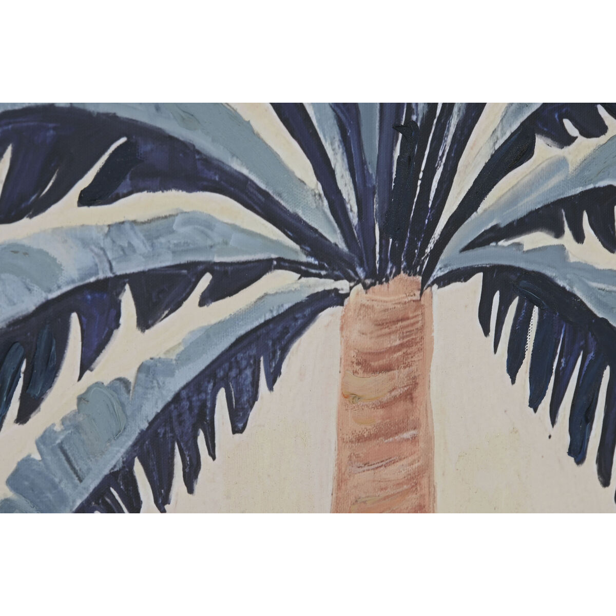 Lienzo Home ESPRIT Verde Beige Palmeras Colonial 75 x 4 x 100 cm (2 Unidades)