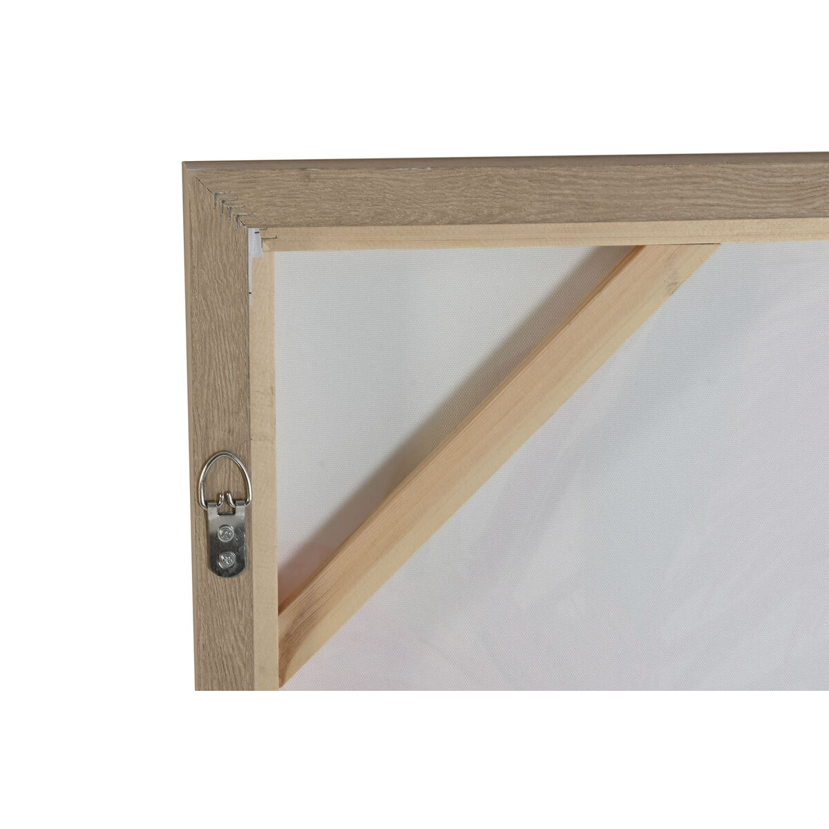 Lienzo Home ESPRIT Amarillo Azul Flores Shabby Chic 100 x 4 x 100 cm (2 Unidades)