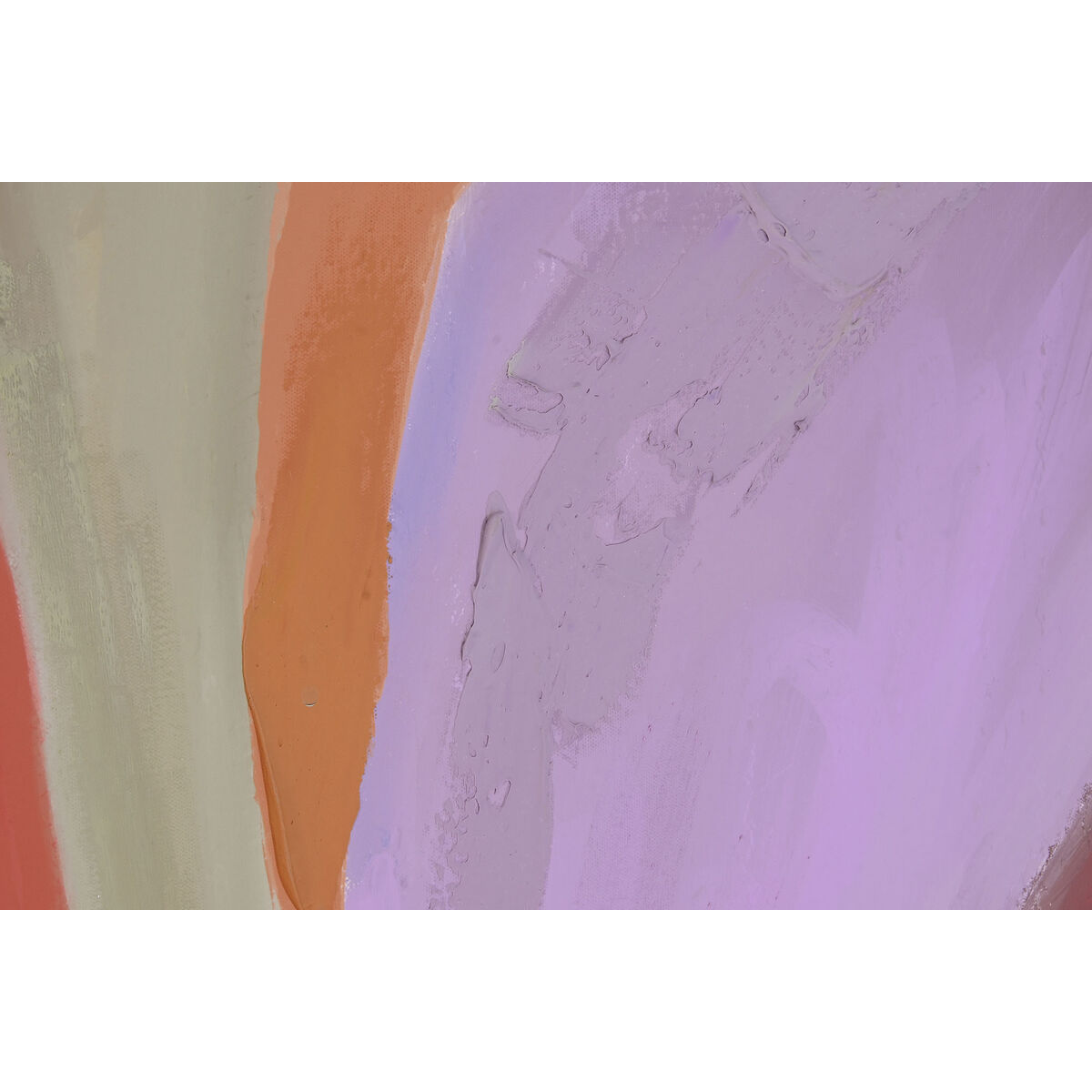 Lienzo Home ESPRIT Naranja Malva Moderno Urbano 100 x 4 x 140 cm (2 Unidades)