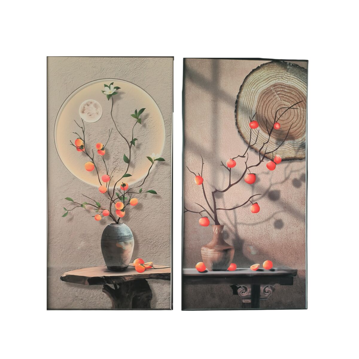 Cuadro Home ESPRIT Aluminio Madera MDF 80 x 3,5 x 160 cm