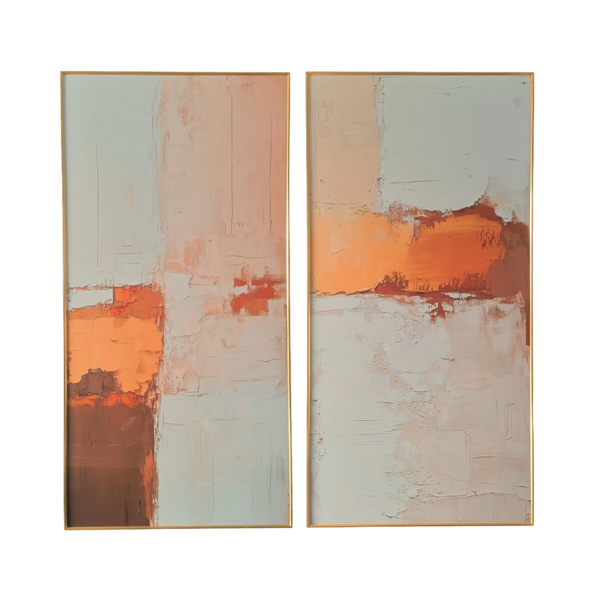 Cuadro Home ESPRIT Aluminio Madera MDF 80 x 3,5 x 160 cm