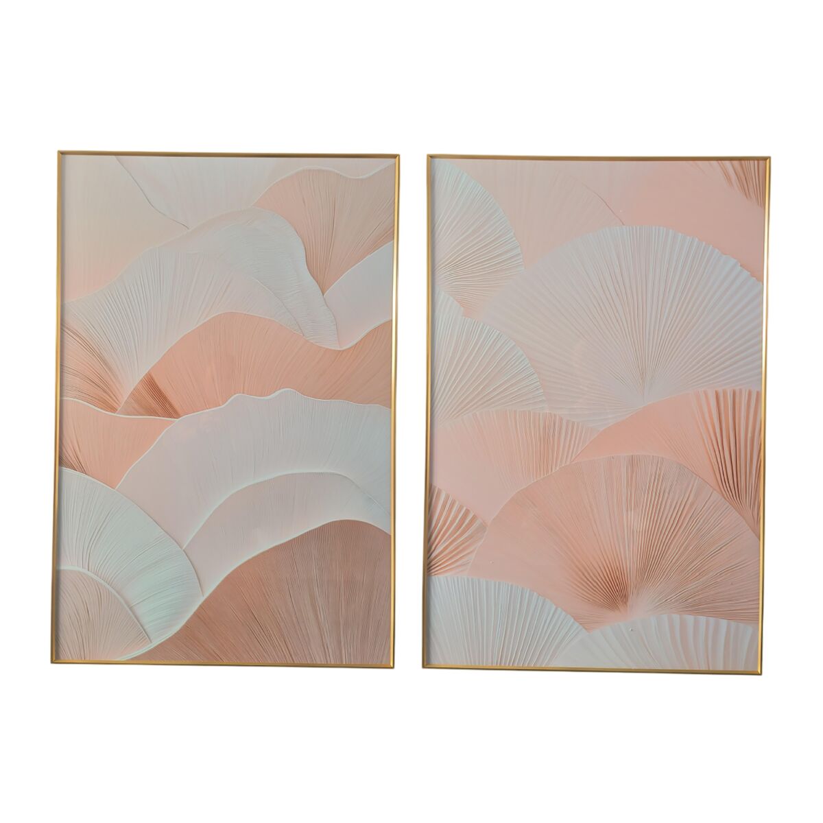 Cuadro Home ESPRIT Aluminio Madera MDF 80 x 3,5 x 120 cm