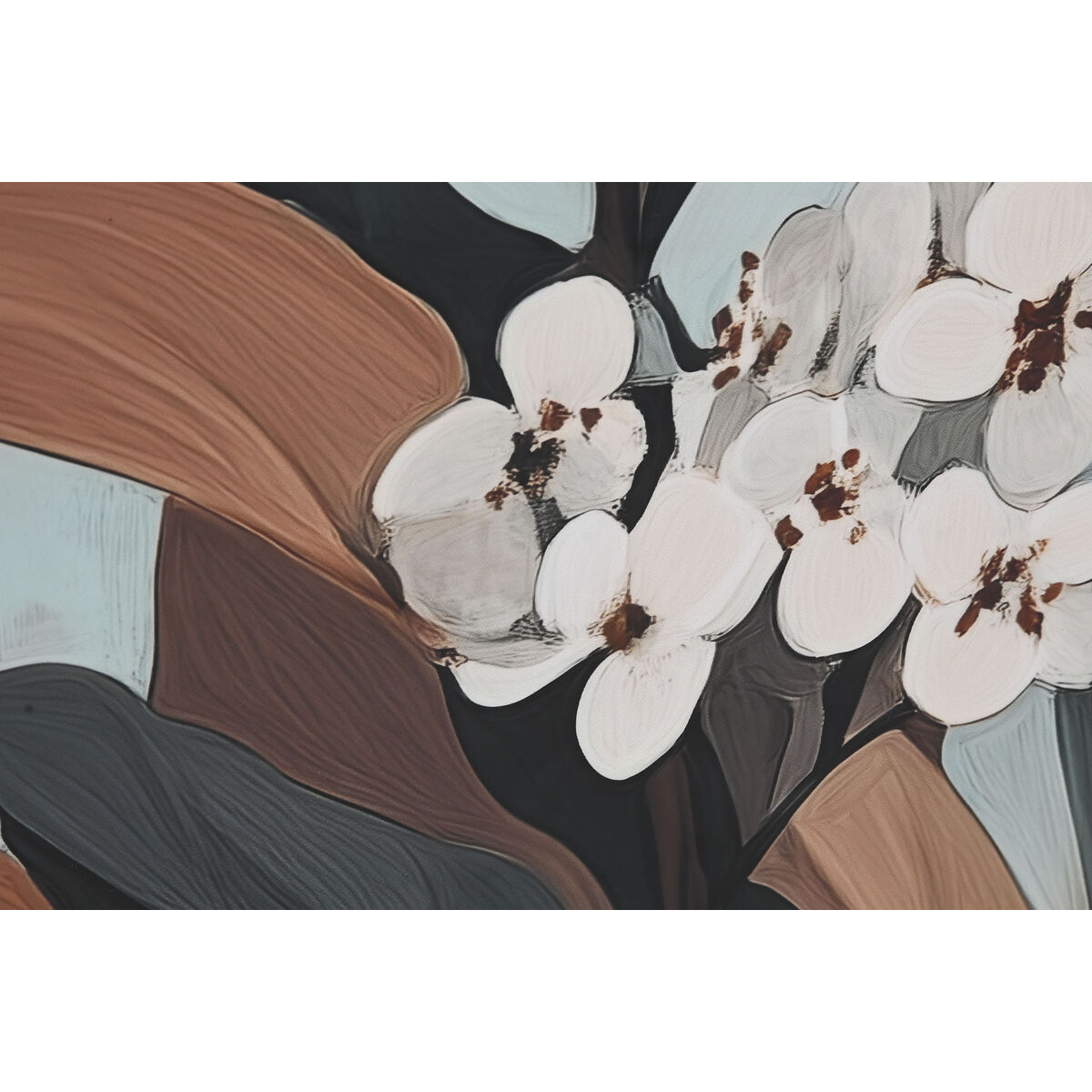 Cuadro Home ESPRIT Aluminio Madera MDF 80 x 3,5 x 120 cm