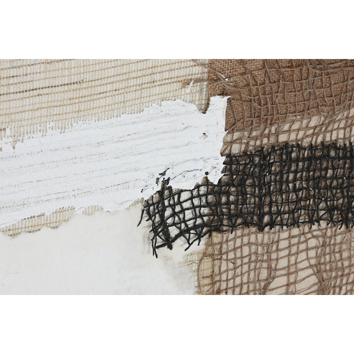 Lienzo Home ESPRIT Marrón Gris Abstracto Urbano 150 x 3 x 50 cm (2 Unidades)