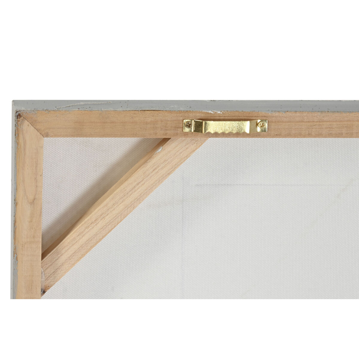 Lienzo Home ESPRIT Marrón Gris Abstracto Urbano 150 x 3 x 50 cm (2 Unidades)