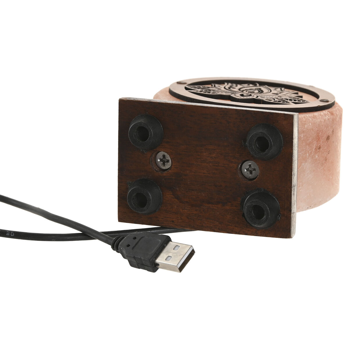 Lámpara de mesa Home ESPRIT Marrón Rosa