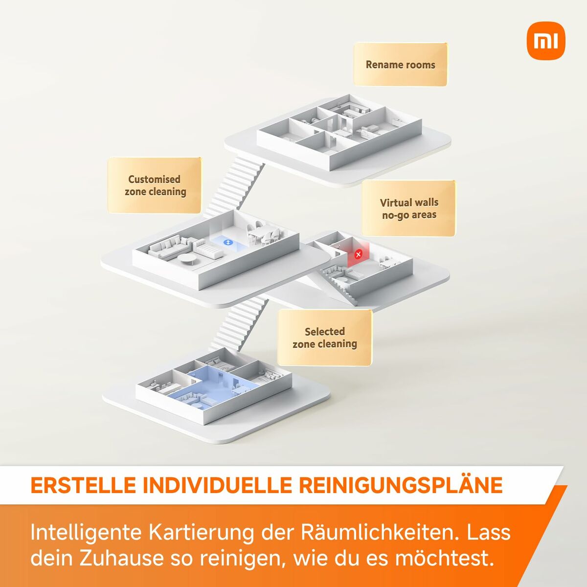 Robot Aspirador Xiaomi VACUUM S20 BK 3200 mAh