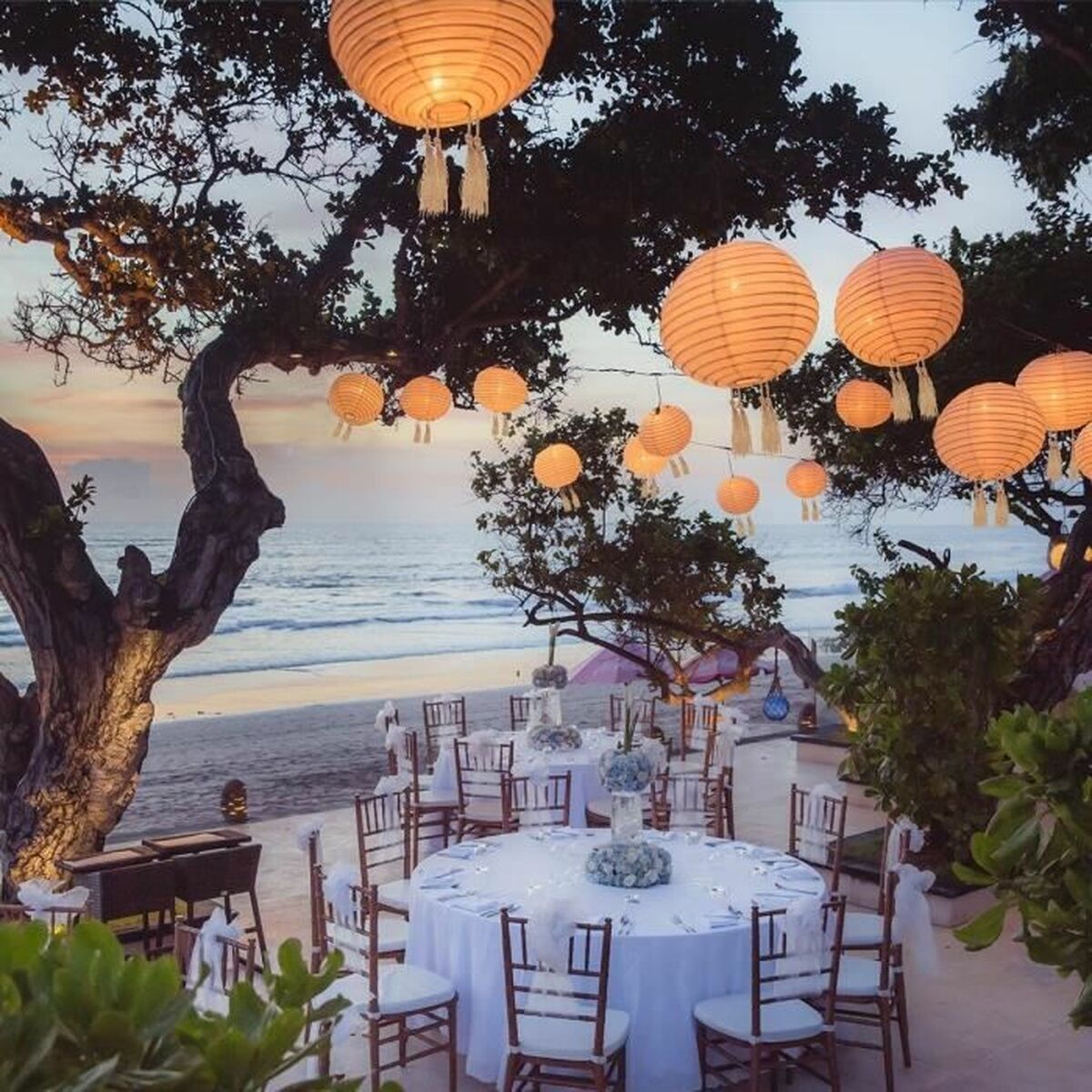 Set de faroles Lumisky HIMALAYA Beige Ø 30 cm 3 Piezas