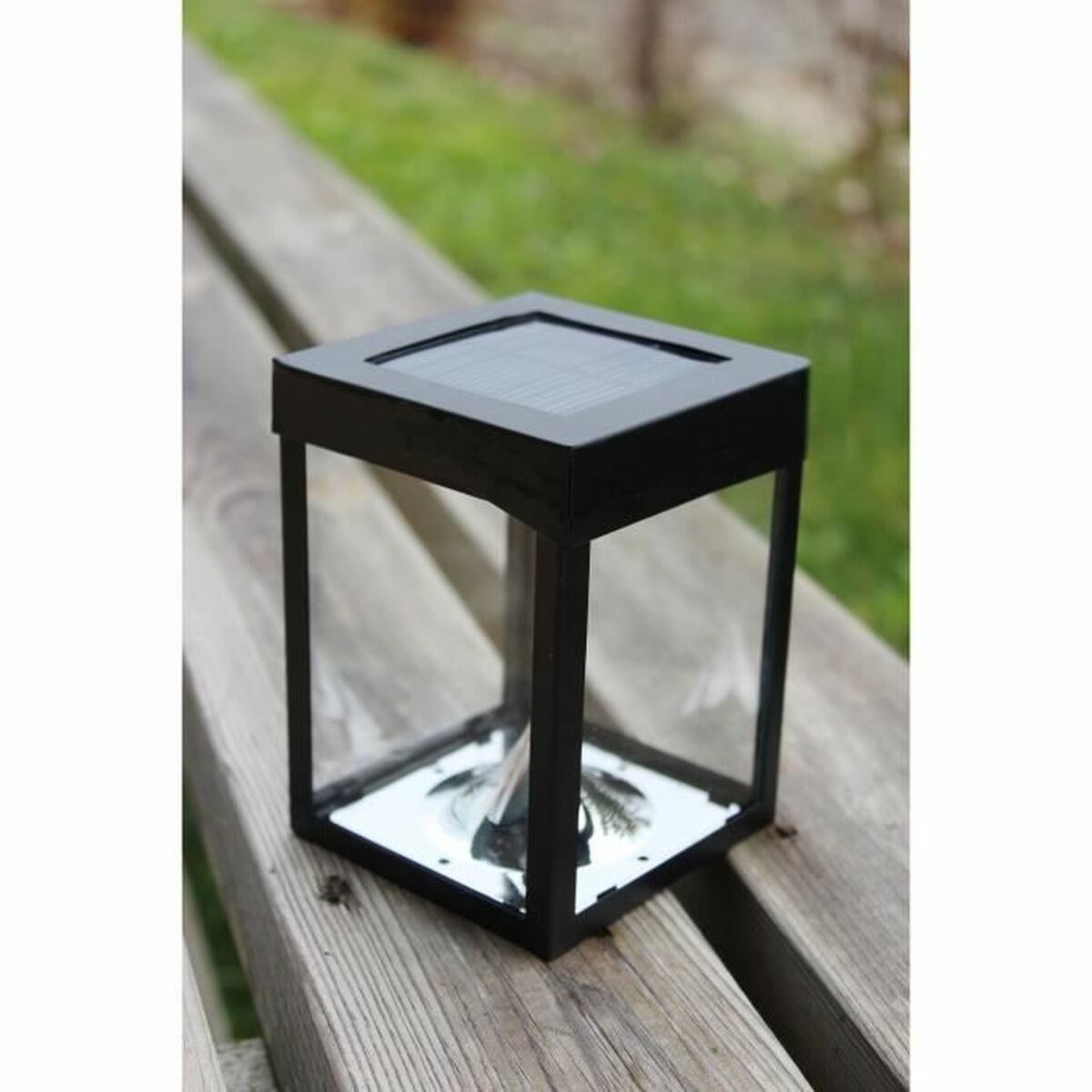 Farol LED Negro Cristal ABS 12 x 12 x 18 cm