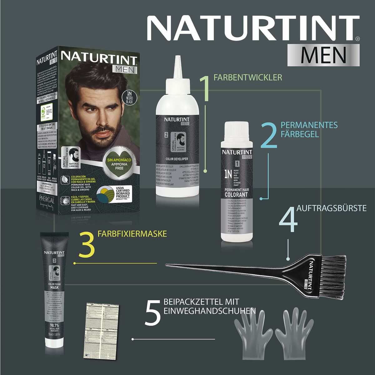 Tinte Permanente Naturtint NATURTINT MEN 6-rubio oscuro