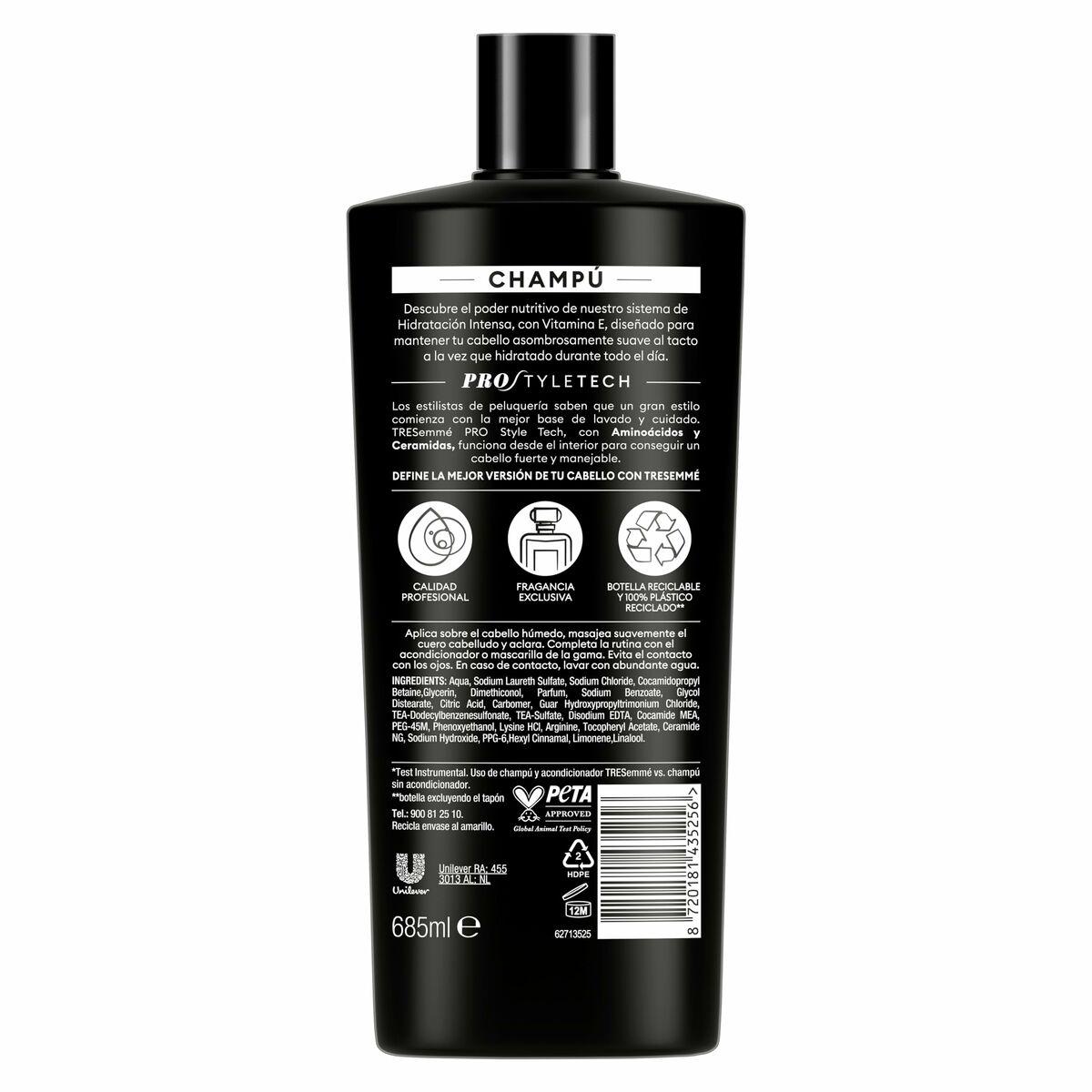 Champú Hidratante Tresemme HIDRATACIÓN INTENSA 685 ml